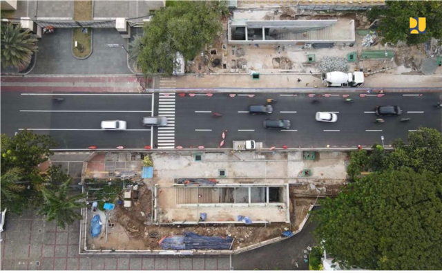 Melihat Perkembangan Pembangunan Terowongan Silaturahmi Masjid Istiqlal-Katedral (66489)