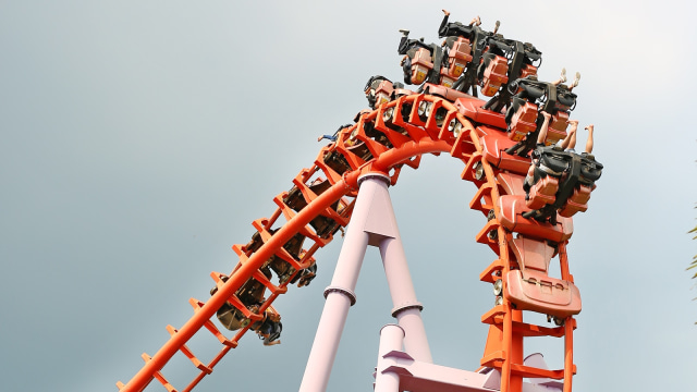 Ilustrasi Roller coaster. (Foto: Thinkstock)