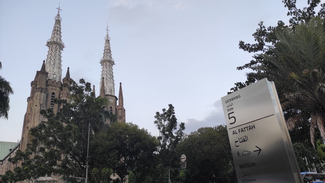 Melihat Perkembangan Pembangunan Terowongan Silaturahmi Masjid Istiqlal-Katedral (66490)