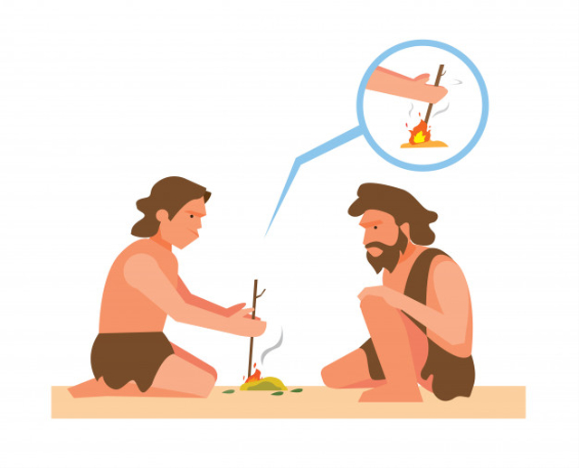 ilustrasi zaman praaksara, sumber gambar: https://www.freepik.com/