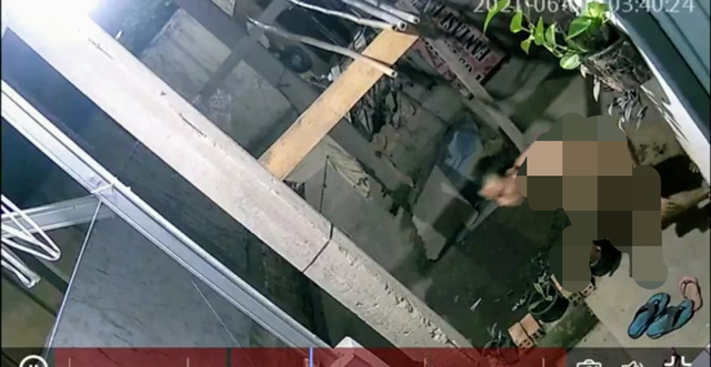 Potongan rekaman CCTV yang memperlihatkan aksi pencurian yang dilakukan pelaku. (foto: istimewa)