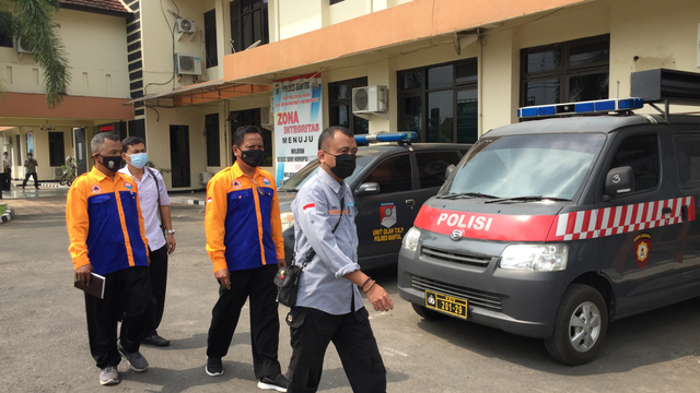 Ketua Forum Pengurangan Risiko Bencana (FPRB) Kabupaten Bantul, Waljito, di Polres Bantul, Rabu (2/6). Foto: Arfiansyah Panji Purnandaru/kumparan