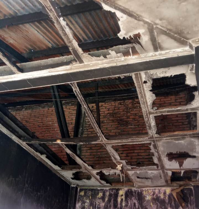 Kondisi Asrama Mahasiswa Maluku Utara di Makassar Usai Terbakar (125543)