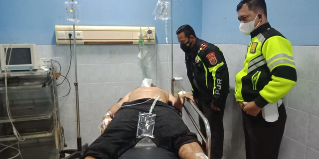 Wakapolres Lampung Utara Kecelakaan di Tol Trans Sumatera, Mobilnya Rusak Parah (3)