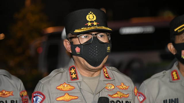 Kakorlantas Polri Irjen Pol Istiono di Simpang Gadog, Kabupaten Bogor, Jawa Barat. Foto: Korlantas Polri