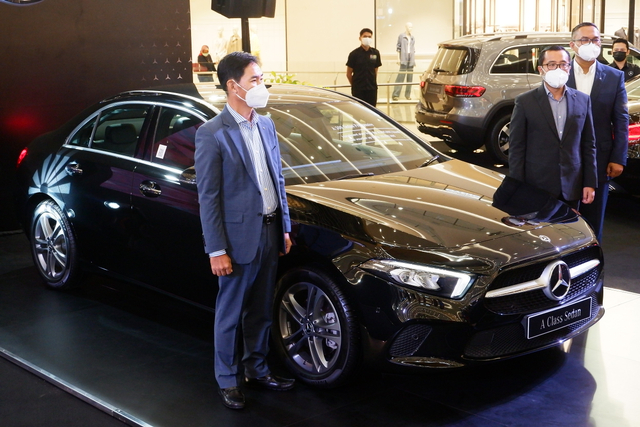 Mercedes-Benz A-Class Sedan rakitan Wanaherang, Bogor diluncurkan. Foto: Aditya Pratama Niagara/kumparan