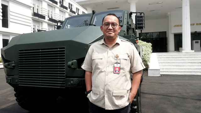 Juru bicara Menteri Pertahanan RI Dahnil Anzar Simanjuntak. Foto: Iqbal Firdaus/kumparan