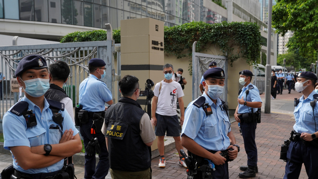 Taman di Hong Kong ditutup untuk cegah perayaan peringatan Tiananmen. Foto: Lam Yik/REUTERS