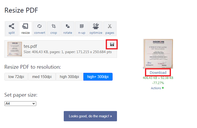 Memperbesar Ukuran PDF Menjadi 300Kb, Pakai Aplikasi Ini
