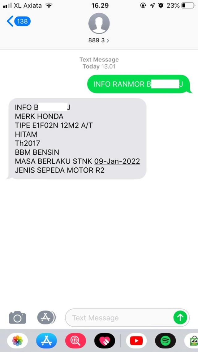 Mudah, Begini Cara Mengecek Pajak Motor Pakai Hape (1683)