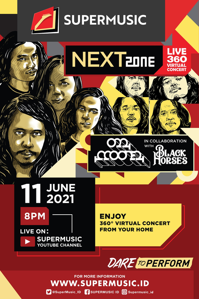 Mooner & Black Horses Kolaborasi di Konser Virtual Supermusic Nextzone Live 360 (45332)