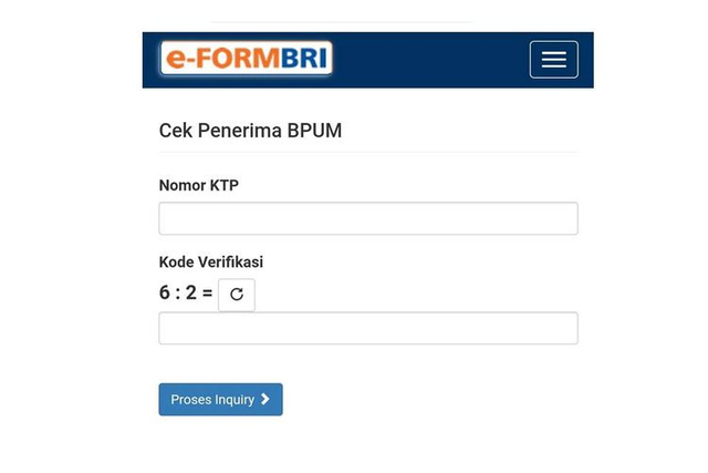E-form BRI/kompas.com