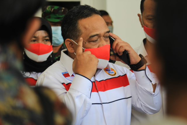 Kepala Badan Perlindungan Pekerja Migran Indonesia (BP2MI) Benny Rhamdan, di Padang, Sumatera Barat. Senin 7 Juni 2021. Foto: Langkan/Kumparan