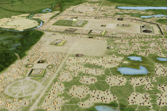 Sisa-sisa Kota kuno Cahokia yang telah hilang | Wikimedia Commons/Heironymous Rowe (CC)