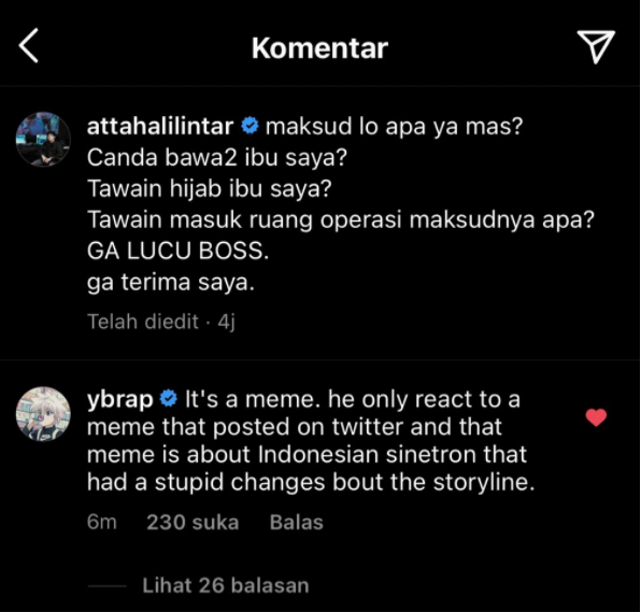 Atta Halilintar Ngamuk Ibunya Dijadikan Konten TikTok, Reza Arap: It's A Meme (588623)