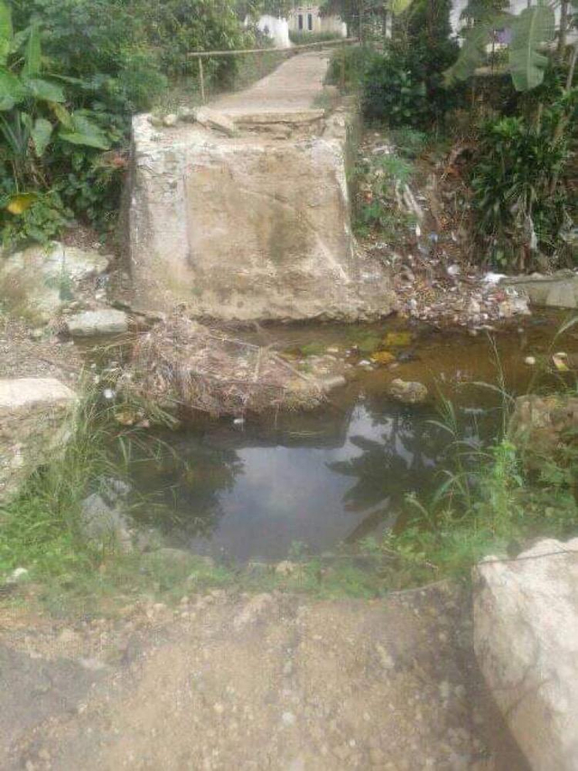 4 Bulan Putus, Jembatan Penghubung Dusun di Lamsel Tak Kunjung Diperbaiki (1)