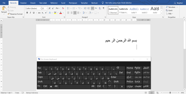 Cara Menulis Arab Di Word Begini Tutorial Mudahnya 4358