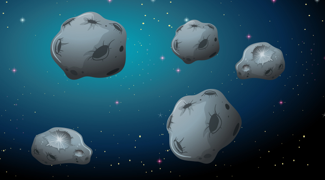 Ilustrasi asteroid. Sumber: freepik.com