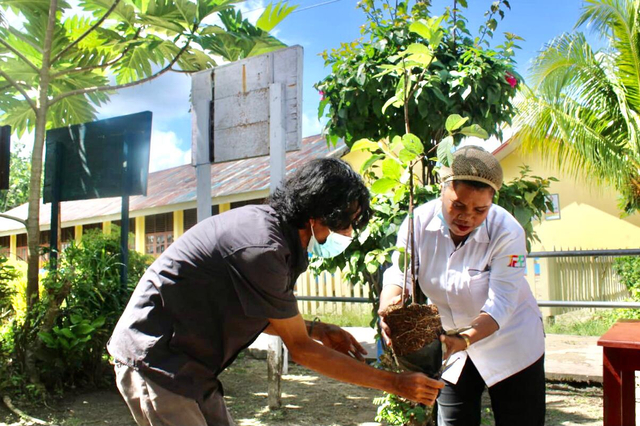 program pemberdayaan masyarakat (PPM) bersama bidang lingkungan, di Desa Arar Kampung, Kabupaten Sorong, Papua Barat