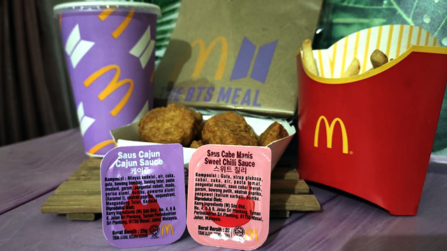 Paket BTS Meal di McDonald's