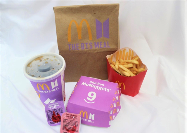 Isian paket makanan McDonald's The BTS Meal Foto: Reporter: Balqis Tsabita Azkiya/Kumparan
