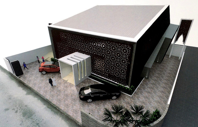 Rencana desain Masjid At Tabayyun Meruya.