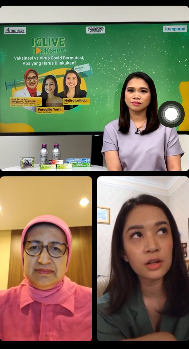 Bicara Mutasi Virus Corona, Ini Kata Prof. Iris Rengganis dan Faradilla Yoshi (168996)