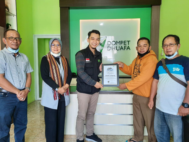 P3UW Gulirkan Donasi Bagi Rakyat Palestina Melalui DD Lampung (40885)