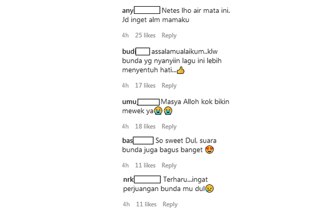 Video Bareng Sang Bunda, Unggahan Dul Jaelani Buat Netizen Menangis (33452)