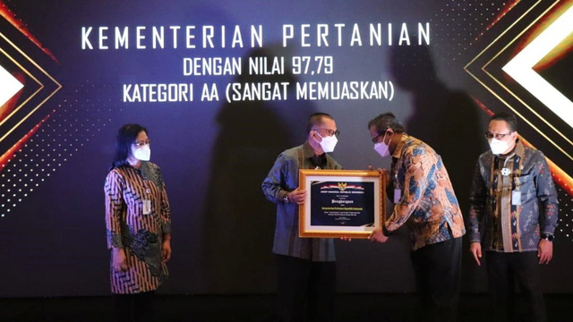 Pengelolaan Arsip Kementan Raih Penghargaan Kategori AA Dari ANRI (52424)