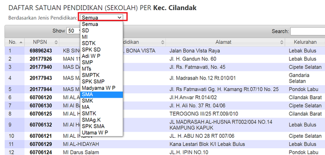 Cara Cek NPSN Secara Resmi di Situs Kemdikbud (270923)
