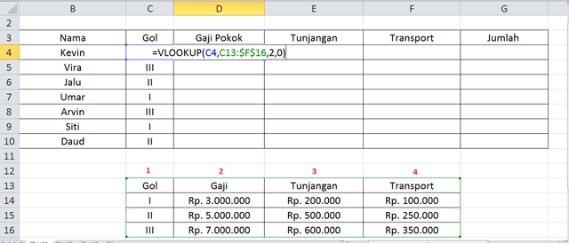 Rumus VLOOKUP Dan HLOOKUP: Penjelasan Dan Cara Menggunakannya ...