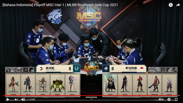 Hasil MSC Mobile Legends: Sempat Tertinggal, Evos Menang 2-1! (331875)