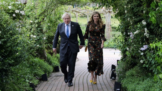 Boris Johnson Gelar Resepsi Pernikahan, Istrinya Sewa Gaun Pengantin Rp 450 ribu. Foto: REUTERS/Pool