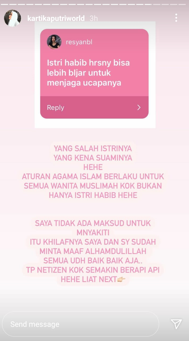 Postingan Kartika Putri