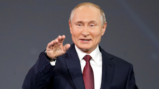 Presiden Rusia Vladimir Putin. Foto: Dmitri Lovetsky/Pool via REUTERS