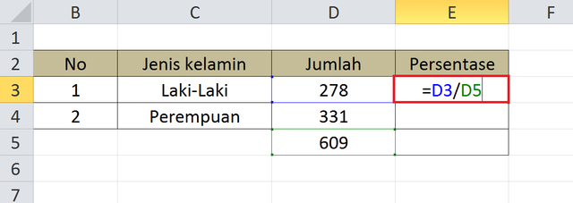 Rumus Persentase Excel, Bagaimana Cara Perhitungannya? | Kumparan.com