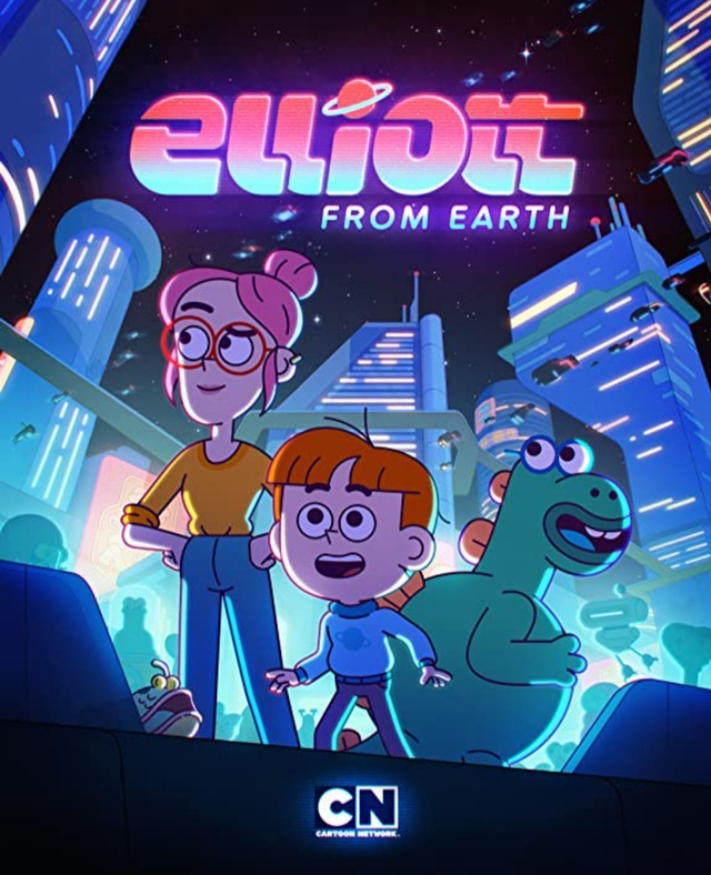 Gambar seri animasi Elliott From Earth.
 Foto: Dok. Cartoon Network