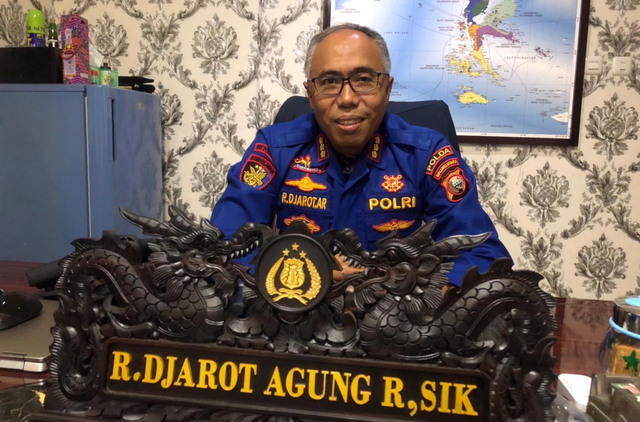 Direktur Ditpolairud Polda Malut, Kombes (Pol) Djarot Agung Riadi. Foto: Samsul Hi Laijou/cermat