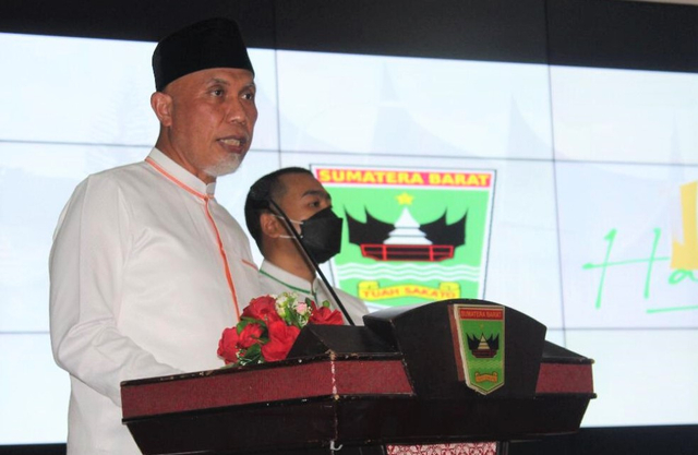 Gubernur Sumatera Barat Mahyeldi bersama Wakil Gubernur Sumatera Barat Audy Joinaldy. Foto: dok Humas