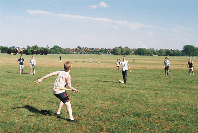 Ukuran Lapangan Rounders dan Kasti dalam Permainan (Foto: https://www.flickr.com)