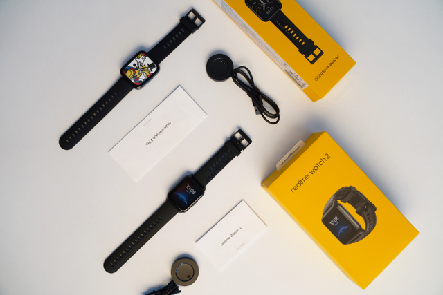 Dua smartwatch, Realme Watch 2 Pro dan Realme Watch 2. Foto: Realme