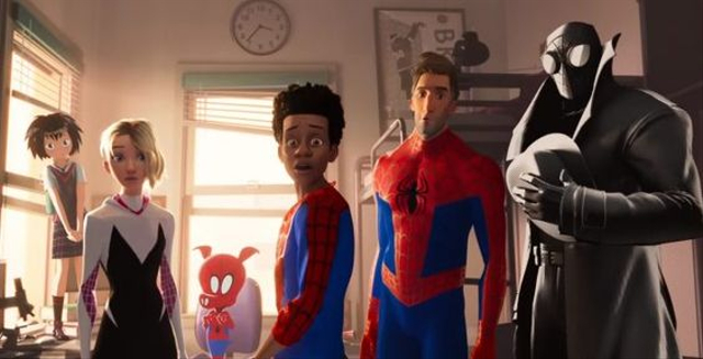 Ilustrasi Adegan Film "Spider-Man: Into The Spider Verse". Foto: Pinterest