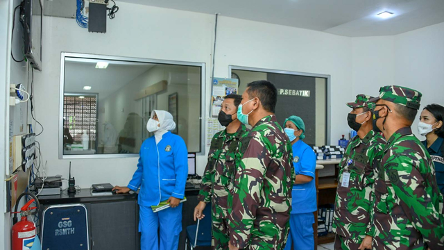 Antisipasi lonjakan COVID-19, TNI AL siapkan gedung isolasi mandiri.  Foto: Dok. Dispen AL