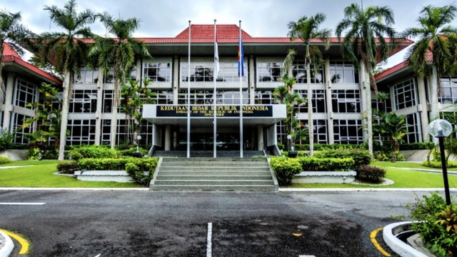 Gedung KBRI Singapura. Foto: Facebook/kbrisingapura