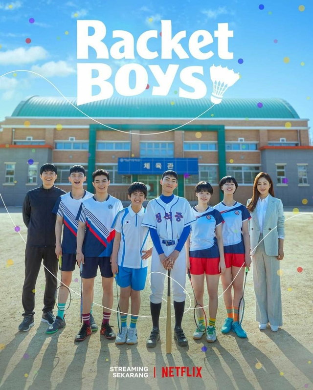 Poster drama Korea Racket Boys. Foto: Instagram Netflix Indonesia