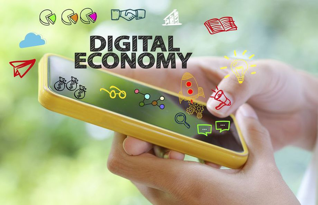 Ilustrasi Teknologi Digital Ekonomi. Photo by Shutterstock