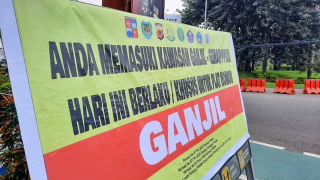 Ganjil Genap di Bogor Kembali Diberlakukan, Gerbang Tol Baranangsiang Ditutup (17269)