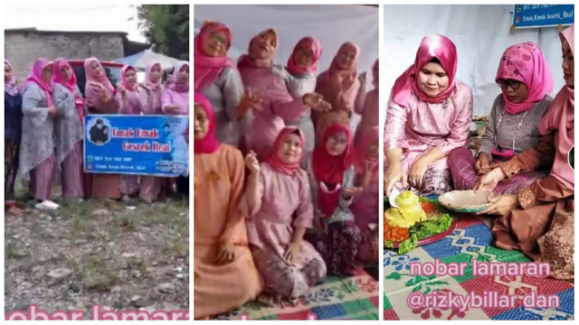 Viral Emak-emak Adakan Nobar Lamaran Leslar, Pakai Dress Code Nuansa Pink (1120771)