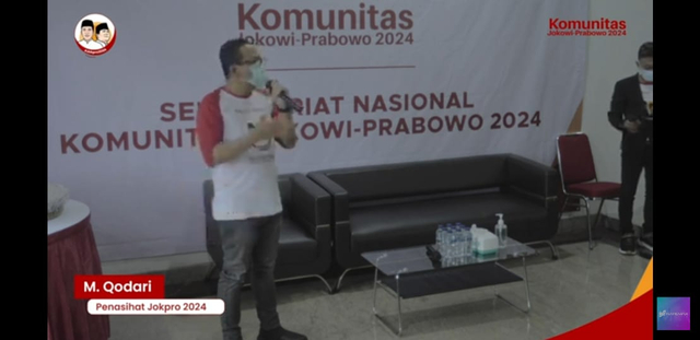 Syukuran kelompok relawan jokowi-prabowo 2024. Foto: You Tube Naremax